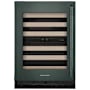 KitchenAid 24 Inch Wide 46 Bottle Capacity Left Hinge Built-In / Free Standing Wine Cooler with Temperature Monitoring System and Glass Shelves Juniper