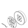 Kohler Replacement Cover Assembly Biscuit