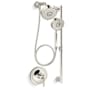 Kohler Purist Pressure Balanced Shower System with Shower Head, Hand Shower, Slide Bar, Shower Arm, Hose and Valve Trim – Less Rough-In Valve Vibrant Polished Nickel