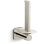 Kohler Parallel Wall Mounted Euro Toilet Paper Holder Vibrant Polished Nickel