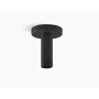 Kohler Statement 3" Ceiling-Mount Single-Function Rainhead Arm and Flange Matte Black