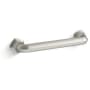 Kohler Occasion 12" Grab Bar Vibrant Brushed Nickel