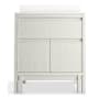 Kohler Solive 30" Free Standing Single Basin Vanity Set with Cabinet and Stone Composite Vanity Top Gossamer White
