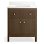 Kohler Malin by Studio McGee 32" Free Standing Vanity Set with Cabinet and Stone Composite Vanity Top Draper Oak