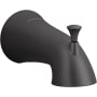 Kohler Buckley Wall Mounted Bath Spout with Diverter Matte Black