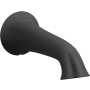 Kohler Buckley Wall Mounted Non-Diverter Bath Spout Matte Black