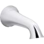 Kohler Buckley Wall Mounted Non-Diverter Bath Spout Polished Chrome