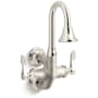 Kohler Triton Bowe Cannock 1.2 GPM Wall Mounted Double Hole Bathroom Faucet - Less Drain Assembly Vibrant Bright Nickel