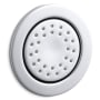 Kohler WaterTile Single Function Round Metal Body Spray with MasterClean Technology Polished Chrome