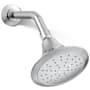 Kohler Forte 1.75 GPM Single Function Shower Head with MasterClean and Katalyst Air-Induction Spray Technology Polished Chrome