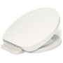 Kohler PureWarmth Round Closed-Front Heated Toilet Seat with Soft Close Lid, Quick Release, and Night Light Biscuit