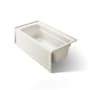 Kohler Archer Collection 60" Three Wall Alcove Soaker Bath Tub with Armrests, Lumbar Support and Right Drain Biscuit