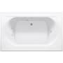 Kohler Memoirs 66" Drop In Acrylic Whirlpool Tub with Center Drain and Overflow White