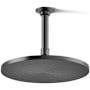 Kohler Contemporary Round 10" Single Function 2.5 GPM Rainhead with MasterClean Sprayface and Katalyst Air-Induction Technology Brushed Graphite