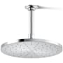 Kohler Contemporary Round 10" Single Function 2.5 GPM Rainhead with MasterClean Sprayface and Katalyst Air-Induction Technology Polished Chrome