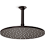 Kohler Contemporary Round 12" Single Function 2.5 GPM Rainhead with MasterClean Sprayface and Katalyst Air-Induction Technology Brushed Graphite