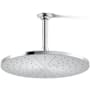 Kohler Contemporary Round 12" Single Function 2.5 GPM Rainhead with MasterClean Sprayface and Katalyst Air-Induction Technology Polished Chrome
