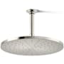 Kohler Contemporary Round 12" Single Function 2.5 GPM Rainhead with MasterClean Sprayface and Katalyst Air-Induction Technology Vibrant Polished Nickel