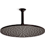 Kohler Contemporary Round 14" Single Function 2.5 GPM Rainhead with MasterClean Sprayface and Katalyst Air-Induction Technology Brushed Graphite