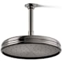 Kohler Traditional Round 10" Single Function 1.75 GPM Rainhead with MasterClean Sprayface and Katalyst Air-Induction Technology Vibrant Titanium