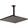 Kohler Radiant Contemporary Square 10" Single Function 2.5 GPM Rainhead with MasterClean Sprayface and Katalyst Air-Induction Technology Brushed Graphite