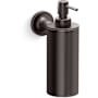 Kohler Purist Wall Mounted Soap Dispenser Brushed Graphite
