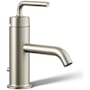 Kohler Purist 1.2 GPM Single Hole Bathroom Faucet with Pop-Up Drain Assembly Brushed Nickel