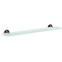 Kohler Purist 22-1/2" Brass and Tempered Glass Bathroom Shelf Brushed Graphite