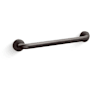 Kohler 18" Grab Bar with Contemporary Design Brushed Graphite