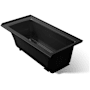 Kohler Archer 60" ExoCrylic Soaking Bathtub for Alcove Installations with Right Hand Drain Black Black