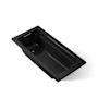 Kohler Archer 66" ExoCrylic Drop In Soaking Tub with Reversible Drain and Comfort Depth Design Black Black