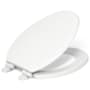 Kohler Ridgewood Elongated Molded Wood Toilet Seat with Quiet-Close™ White