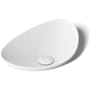 Kohler Veil 21-1/8" Semi-recessed Vessel Sink without Overflow White