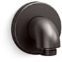 Kohler Purist Stillness Wall Supply Elbow with Check Valve Brushed Graphite