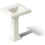 Kohler Memoirs Classic 24" Pedestal Bathroom Sink with Single Faucet Hole Biscuit