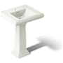 Kohler Memoirs Classic 24" Pedestal Bathroom Sink with Single Faucet Hole Dune
