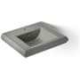 Kohler Memoirs Classic 24" Fireclay Pedestal Bathroom Sink with 1 Hole Drilled and Overflow Thunder Grey