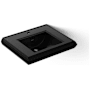Kohler Memoirs Classic 24" Fireclay Pedestal Bathroom Sink with 1 Hole Drilled and Overflow Black