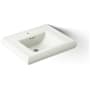 Kohler Memoirs Classic 24" Fireclay Pedestal Bathroom Sink with 1 Hole Drilled and Overflow Dune