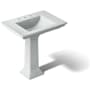 Kohler Memoirs Pedestal Lavatory with 8" Centers Ice Grey