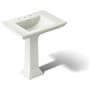 Kohler Memoirs Pedestal Lavatory with 8" Centers Dune