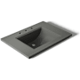Kohler Memoirs Stately 30" Fireclay Pedestal Bathroom Sink with 3 Holes Drilled and Overflow Thunder Grey
