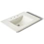 Kohler Memoirs Stately 30" Fireclay Pedestal Bathroom Sink with 3 Holes Drilled and Overflow Biscuit