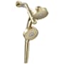 Kohler Purist 1.75 GPM Multi Function Shower Head with MasterClean Technology - Included Handshower and Hose Vibrant French Gold