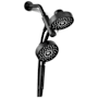 Kohler Purist 1.75 GPM Multi Function Shower Head with MasterClean Technology - Included Handshower and Hose Matte Black