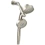 Kohler Purist 1.75 GPM Multi Function Shower Head with MasterClean Technology - Included Handshower and Hose Vibrant Brushed Nickel