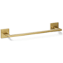 Kohler Square 12" Towel Bar Vibrant Brushed Moderne Brass