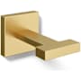 Kohler Square Single Robe Hook Vibrant Brushed Moderne Brass