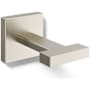 Kohler Square Single Robe Hook Vibrant Brushed Nickel