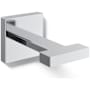 Kohler Square Single Robe Hook Polished Chrome